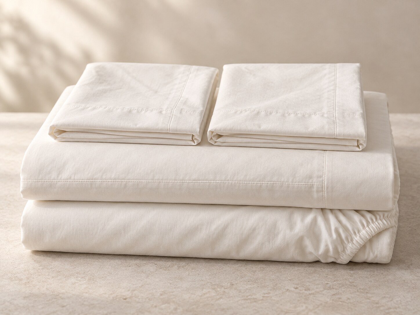 Cotton percale sheets