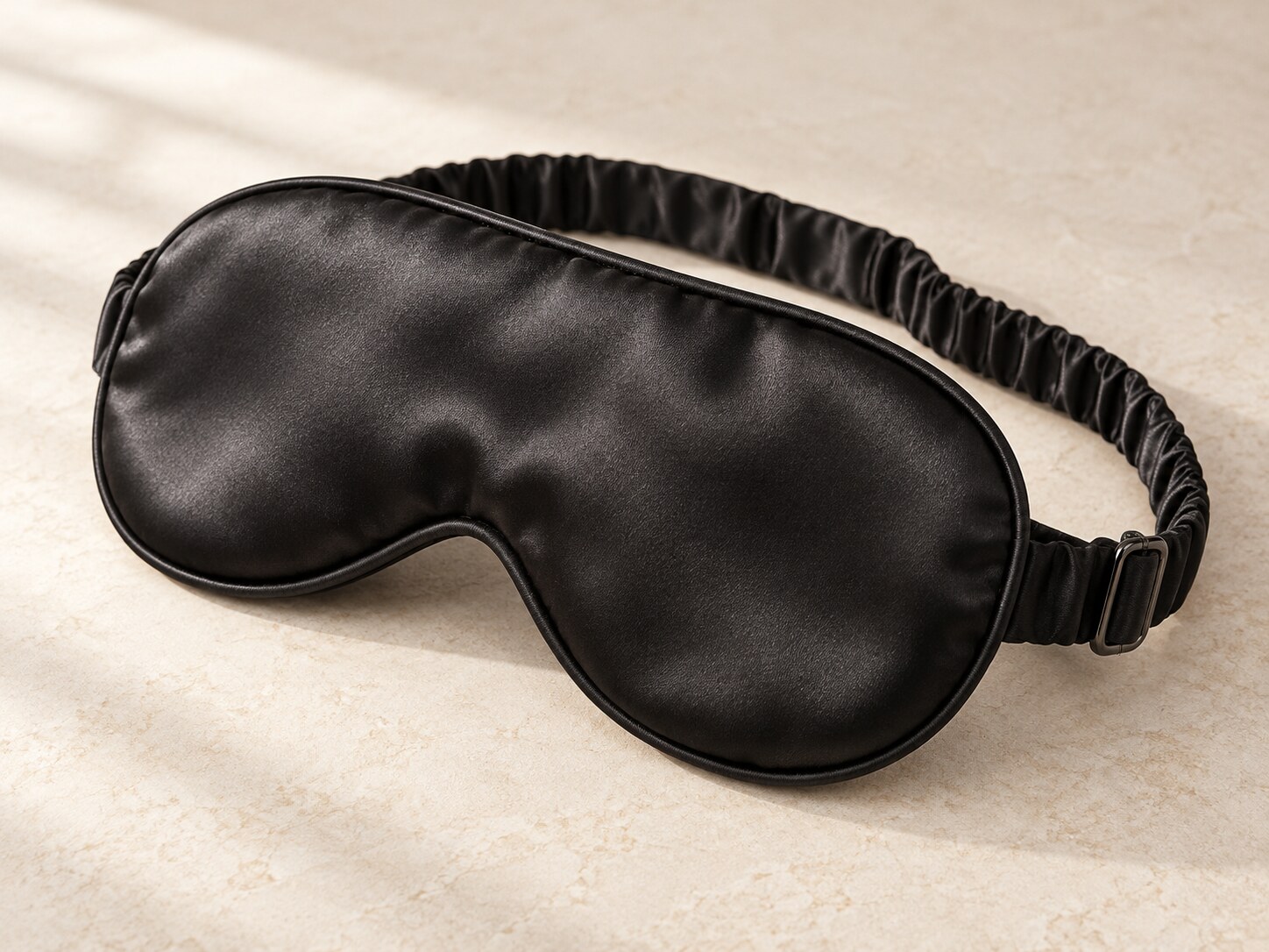 Silk-satin sleep mask