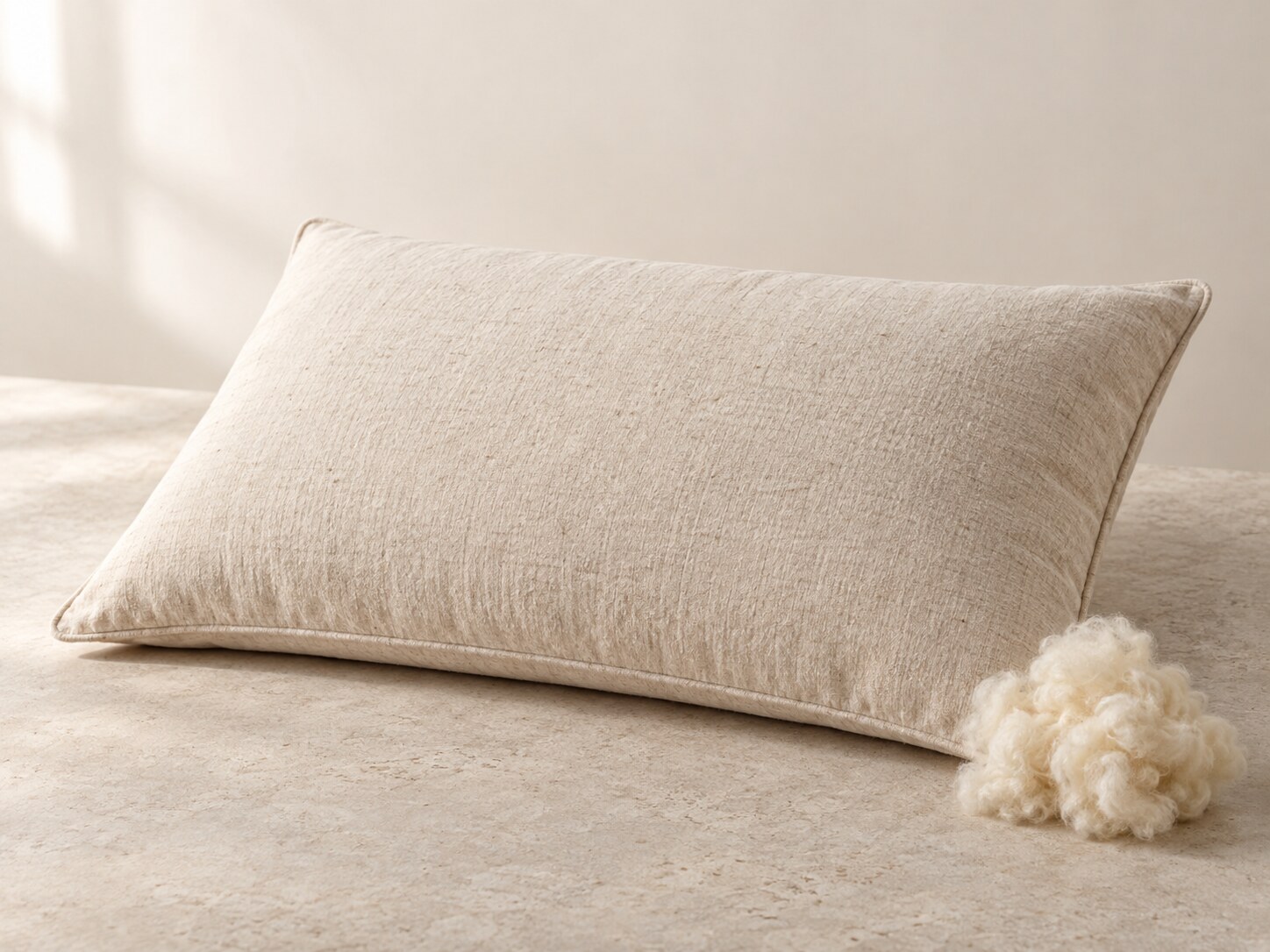 Wool pillow